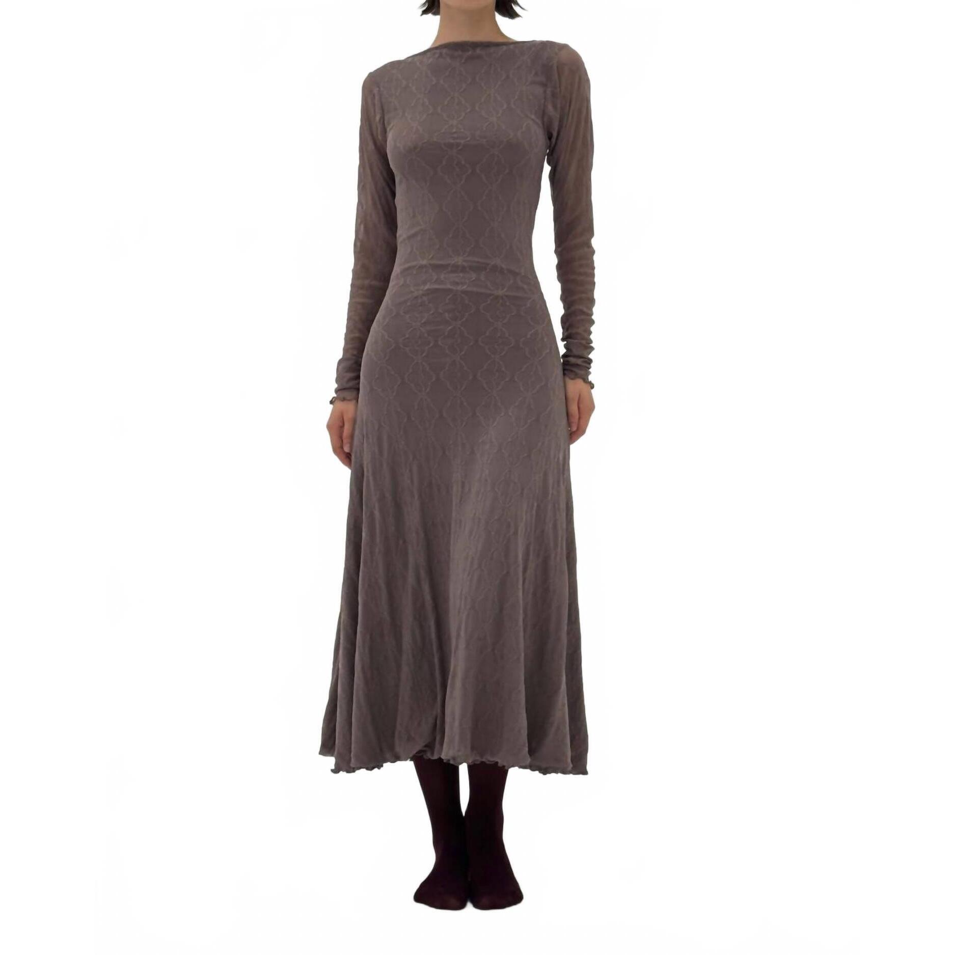 New Find Me Now Mariposa Backless Dress In Mauve